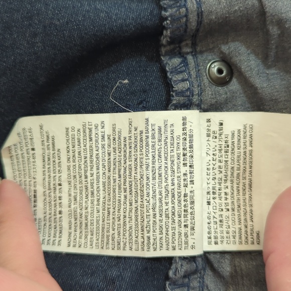 Vans Men's Cotton Blend Shorts Off The Wall Size 28 Small Blue Skater Preppy - Picture 9 of 12